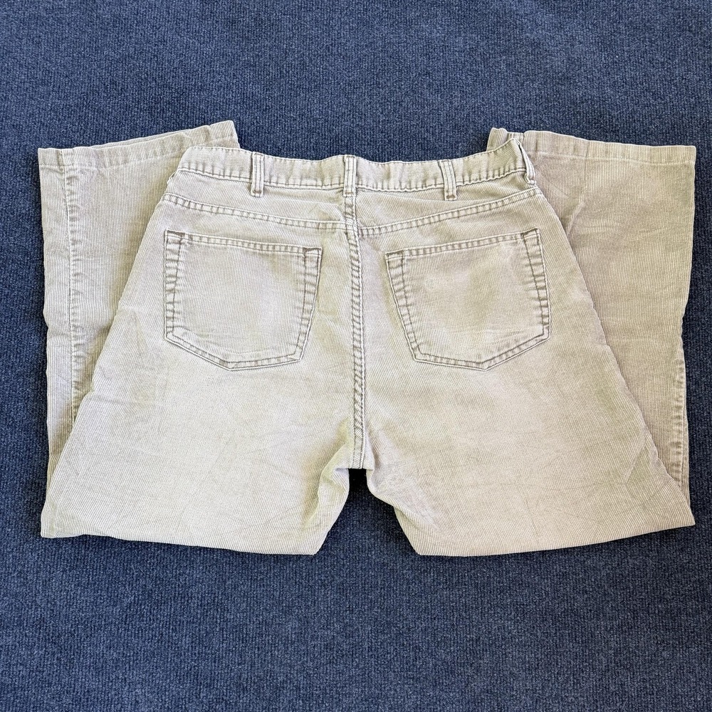 Gap Corduroy Pants Mens 34x30 Beige Boot Fit Bootcut 5-Pocket Casual Fall Jeans